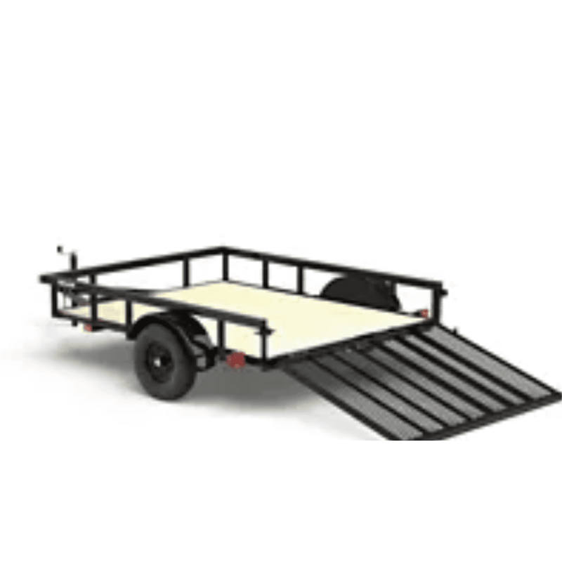 Carry-On Trailer 6.3 ft. x 8 ft. Tube Top Rail Utility Trailer, 6X8GW2KPT - 101243799