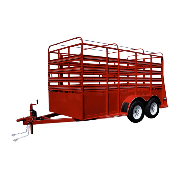 Carry-On Trailer 6 ft. x 12 ft. Livestock Trailer, LIVESTOCKOT-2BRK - 109241699