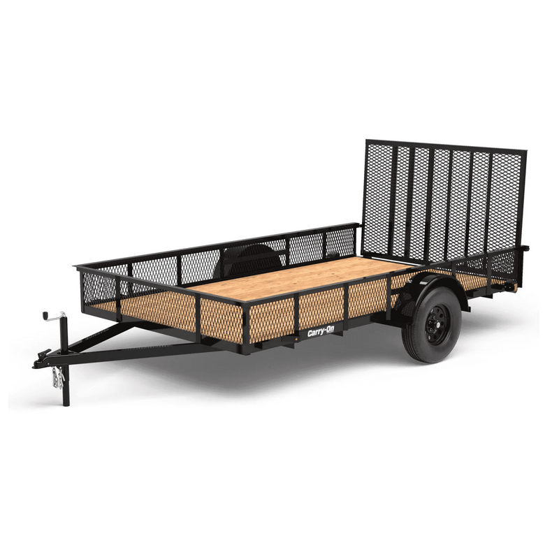 Carry-On Trailer 7 ft. x 12 ft. Mesh High Side Utility Trailer, 7X12GWHS16 - 232624199