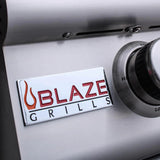 Blaze Premium LTE Marine Grade 32-Inch 4-Burner Natural Gas Grill w/ Rear Infrared Burner & Grill Lights - BLZ-4LTE2MG-NG+BLZ-4-CART-SC