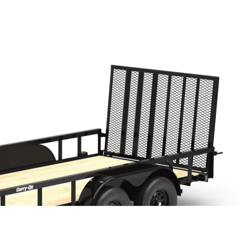 Carry-On Trailer 6.3 ft. x 14 ft. Tandem Axle Utility Trailer, 6X14GW2BRK - 123729199