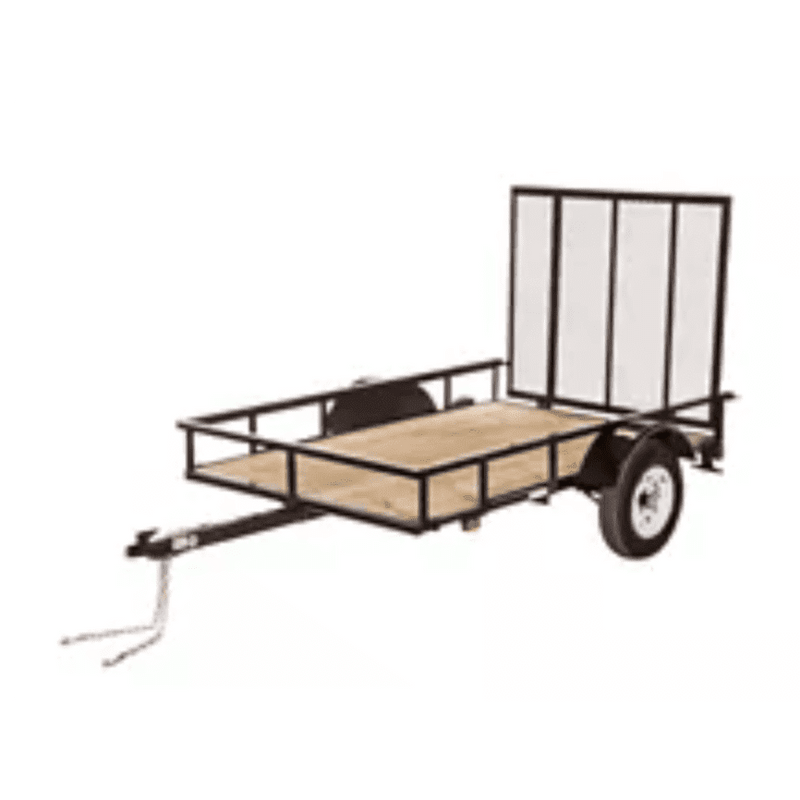 Carry-On Trailer 5 ft. x 8 ft. Wood Floor Utility Trailer, 5X8SPW - 101243899