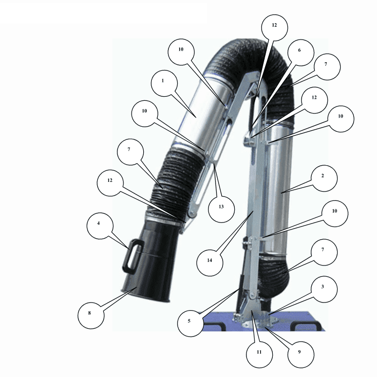 Weha Dry Dust Collection Attachment For Wet and Dry Dust Collectors