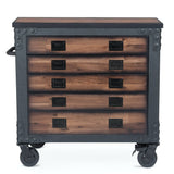 Duramax 10 Piece-Garage Storage Combo Set with Tool Chests, Wall Cabinets, Free Standing Cabinets and Folding Table