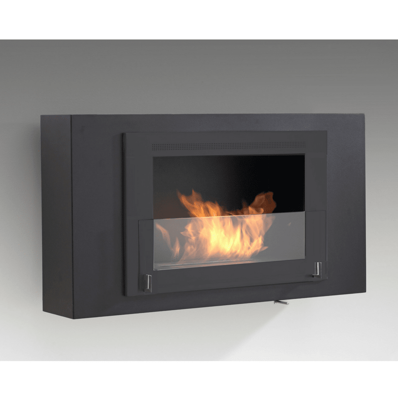 Eco-Feu Brooklyn 34-Inch Wall Mounted / Built-in Ethanol Fireplace