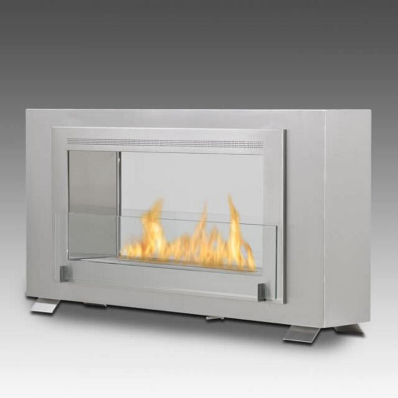 Eco-Feu Montreal 42-Inch 2-Sided Free Standing/Built-in Ethanol Fireplace