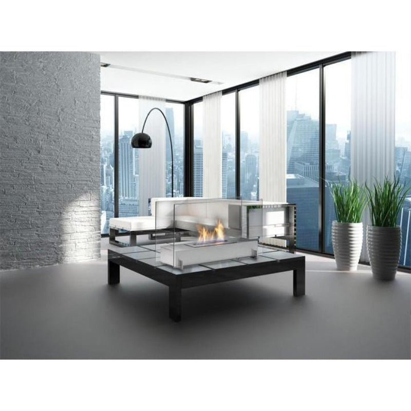 Eco-Feu Vision I 29-Inch Free Standing Ethanol Fireplace