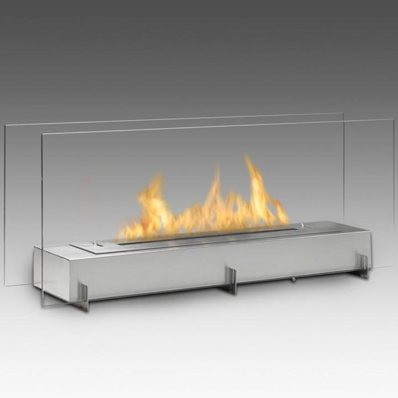 Eco-Feu Vision II 38-Inch Free Standing Ethanol Fireplace