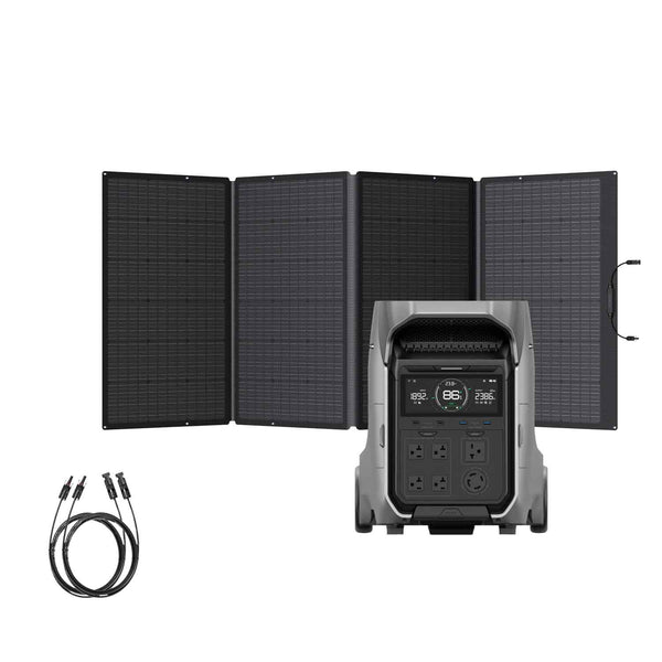 EcoFlow DELTA Pro 3 Portable Solar Kit - EFDELTAPRO3-US-PKIT