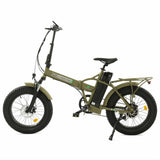 Ecotric 48V Fat Tire Portable & Folding Electric Bike with Color LCD Display - NS-FAT20850C-RD+HHJ850-RD