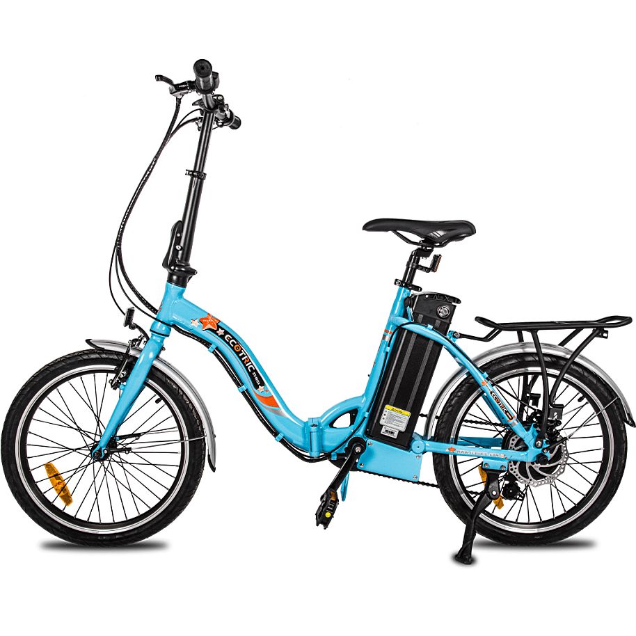 Ecotric Starfish 20" 350W Lightweight Electric City Bike - C-STA20LED-W-Z