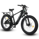 Ecotric Explorer 26 inches 48V Fat Tire Electric Bike with Rear Rack - EXP-MB