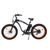 Ecotric UL Certified Hammer 750W Electric Fat Tire Beach Snow Cruiser Bike - C-HAM26S900-MB