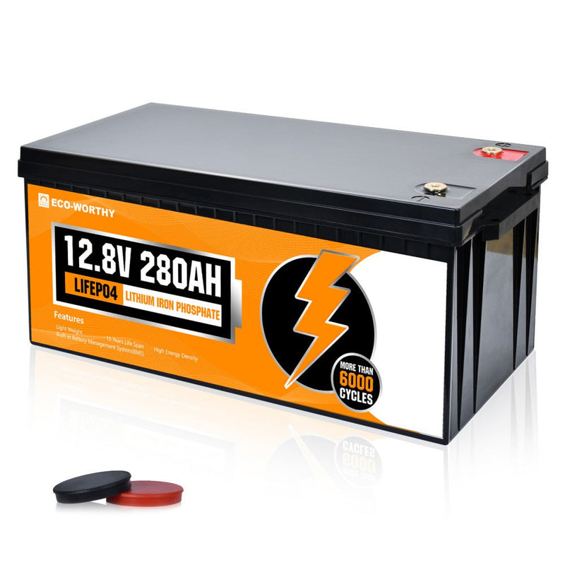 Eco-Worthy LiFePO4 12V 280Ah Lithium Iron Phosphate Battery