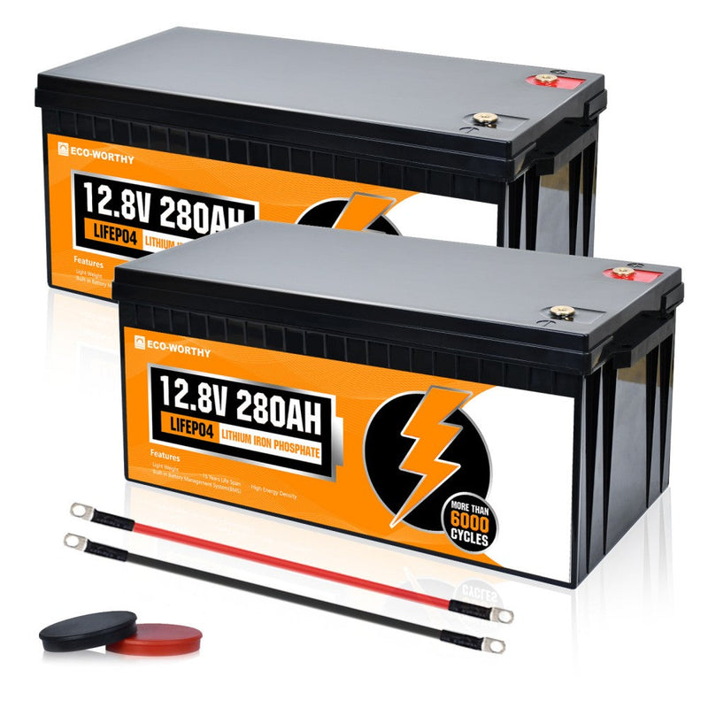 Eco-Worthy LiFePO4 12V 280Ah Lithium Iron Phosphate Battery