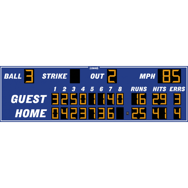 Electro-Mech Eight Inning Baseball Scoreboards - LX163