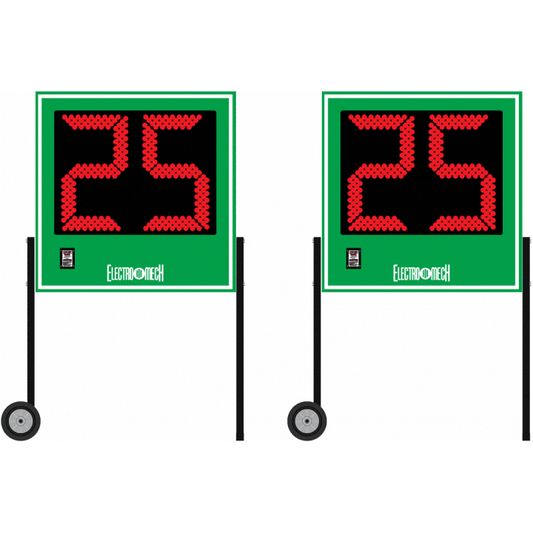 Electro-Mech Portable Play Clock Set With 24-Inch Digits - LX3024