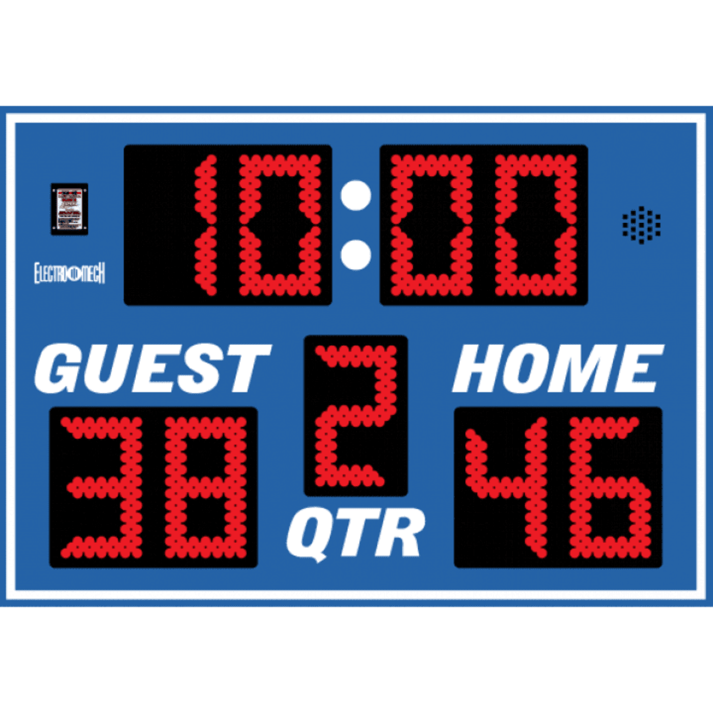 Electro-Mech Portable Football Scoreboard - LX3120