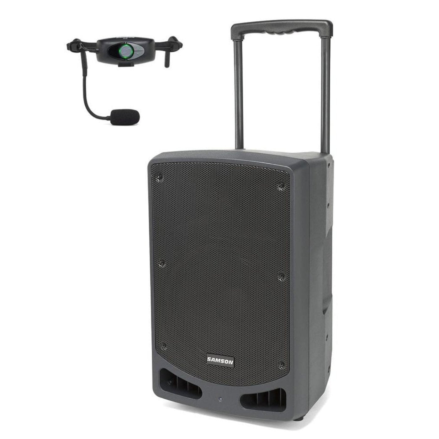 Samson Expedition Xp312w Speaker 300 Watts, Bluetooth, Ah9/qe Wireless Headset Mic & Handheld - SAXP312WQE-AV