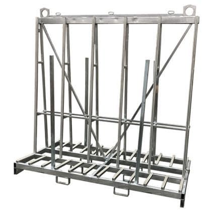Weha Extra Tall A Frame Double Sided Transport Cart 92" X 43" X 94"