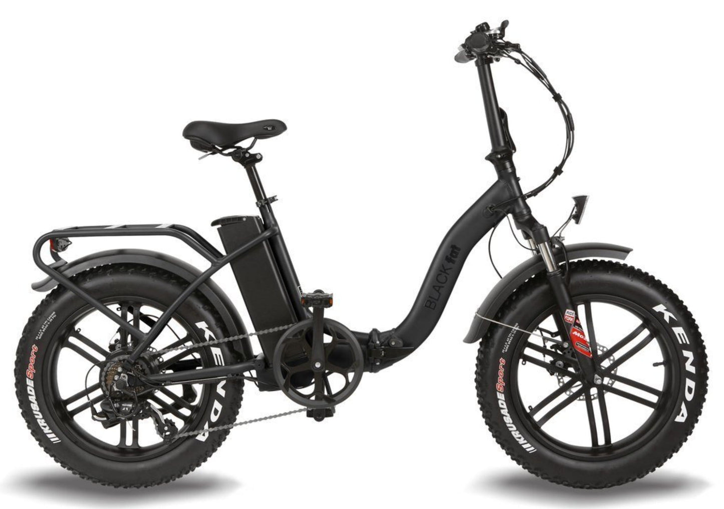 T4B 36V/13AH Fat 2-Way Fat Tire Folding Electric Bike  - EB-350WFATBLK