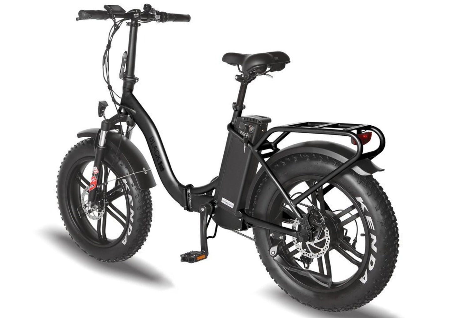 T4B 36V/13AH Fat 2-Way Fat Tire Folding Electric Bike  - EB-350WFATBLK