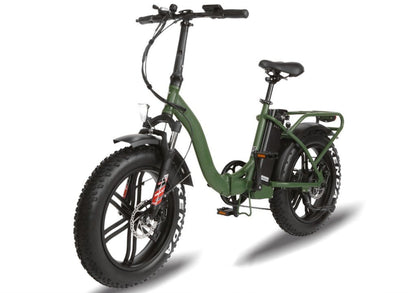 T4B 36V/13AH Fat 2-Way Fat Tire Folding Electric Bike  - EB-350WFATBLK