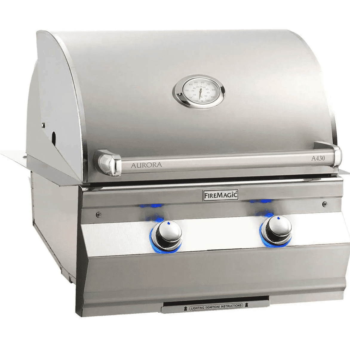 Fire Magic Aurora A430I 24-Inch Built-In Propane Gas Grill With Analog Thermometer - A430I-7EAP