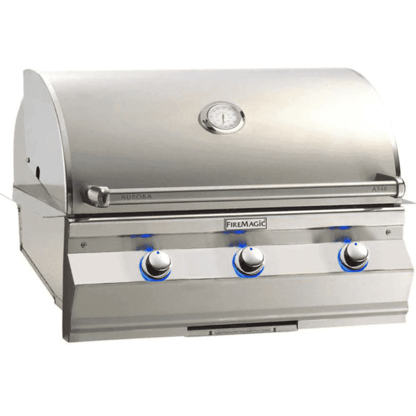 Fire Magic Aurora A540I 30-Inch Built-In Natural Gas Grill With Analog Thermometer - A540I-7EAN - Fire Magic Grills