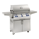 Fire Magic Aurora A540S 30-Inch Natural Gas Freestanding Grill w/ 1 Sear Burner, Flush Mount Single Side Burner, Backburner, Rotisserie Kit and Analog Thermometer - A540S-8LAN-62 - Fire Magic Grills