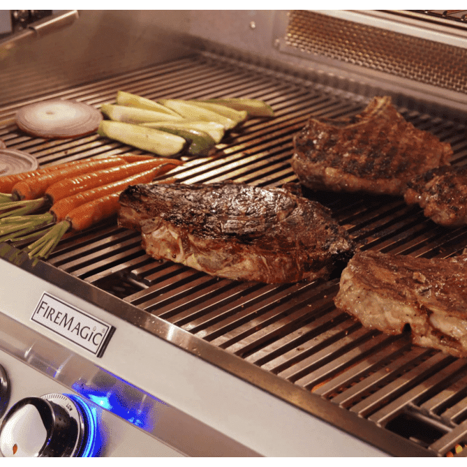 Fire Magic Aurora A660I 30-Inch Built-In Natural Gas Grill With One Infrared Burner, Rotisserie, And Analog Thermometer - A660I-8LAN - Fire Magic Grills