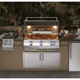 Fire Magic Aurora A660I 30-Inch Built-In Natural Gas Grill With One Infrared Burner, Rotisserie, And Analog Thermometer - A660I-8LAN - Fire Magic Grills