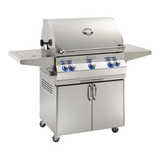 Fire Magic Aurora A660s 30-Inch Natural Gas Freestanding Grill w/ Flush Mounted Single Side Burner, Backburner, Rotisserie Kit and Analog Thermometer - A660S-8EAN-62 - Fire Magic Grills