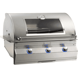 Fire Magic Aurora A790I 36-Inch Built-In Natural Gas Grill With One Infrared Burner, Magic View Window, And Analog Thermometer - A790I-7LAN-W