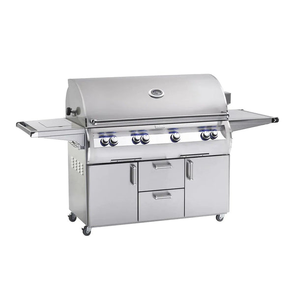 Fire Magic Echelon Diamond E1060s 48" A Series Freestanding Gas Grill With Rotisserie, Infrared Burner, Single Side Burner And Analog Thermometer, Natural Gas - E1060S-8LAN-62