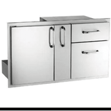 Fire Magic Select 36-Inch Access Door With Platter Storage And Double Drawer - 33816S - Fire Magic Grills