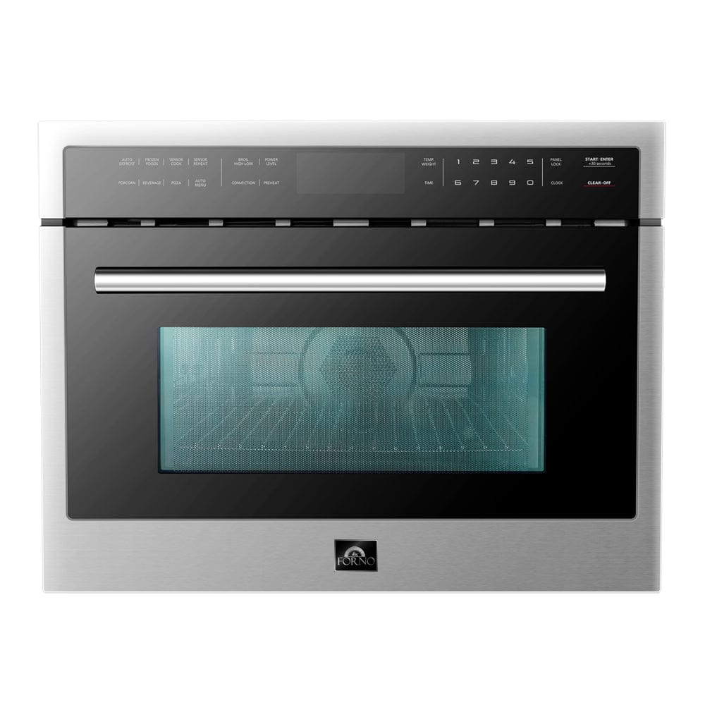 Forno Built-In 1.6 cu.ft. Microwave Oven in Stainless Steel FMWDR3093-24