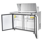 Frigos 48" Sandwich & Salad Prep Table Refrigerator, 2 Doors, Mega Top, Aluminum Interior – FG-SWPT-48-MT