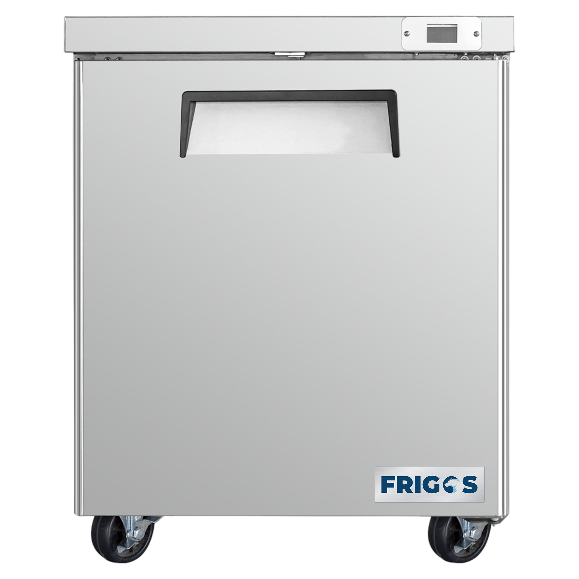 Frigos  Commercial Undercounter Refrigerator 29” Width 1 Door Frigos FG-UCRF-29 with Aluminum Interior with 304 Stainless Steel Floor - FG-UCRF-29