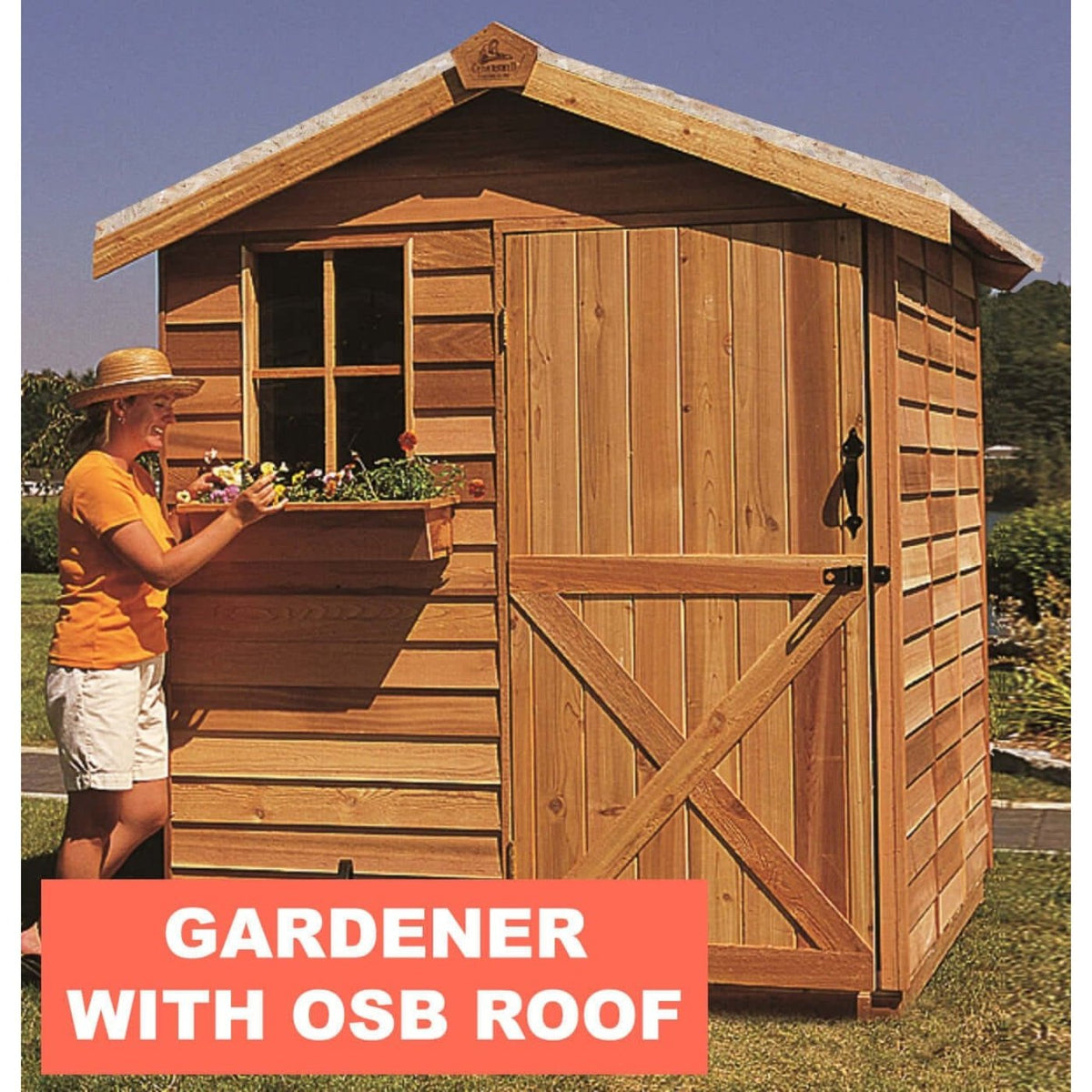 Cedarshed Gardener Small Gable Shed Kit - G66