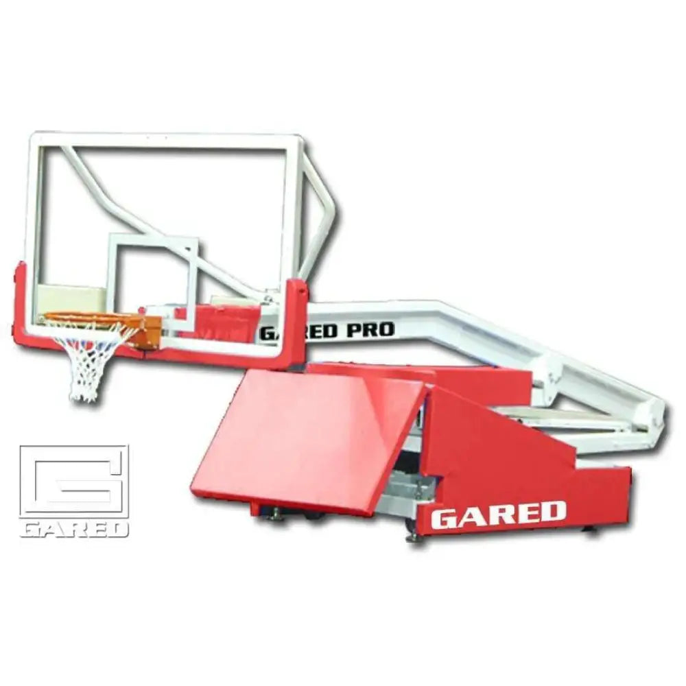 Gared Sports Pro S Spring-Lift Portable Basketball Hoop w/ 8' Boom 9616