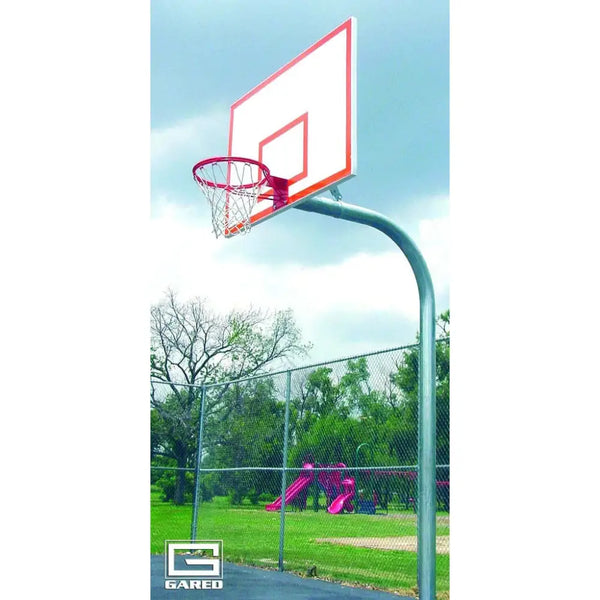 Gared Sports Standard Duty 4-1/2" O.D. Gooseneck Basketball Package - PK4560