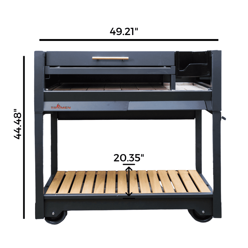 Tromen Freestanding Argentine Charcoal Grill - Gaucha