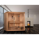 Golden Designs Copenhagen Edition 3 Person Traditional Steam Sauna - Canadian Red Cedar