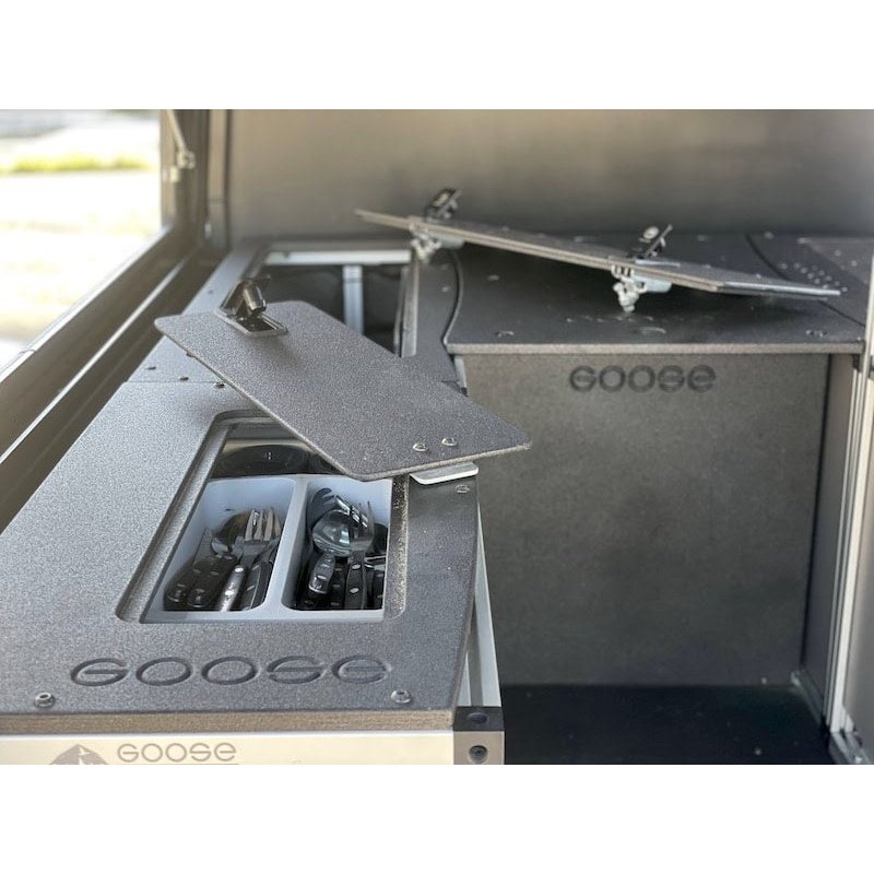 GOOSE GEAR Full Interior System for Camp King Industries Outback Canopy Camper