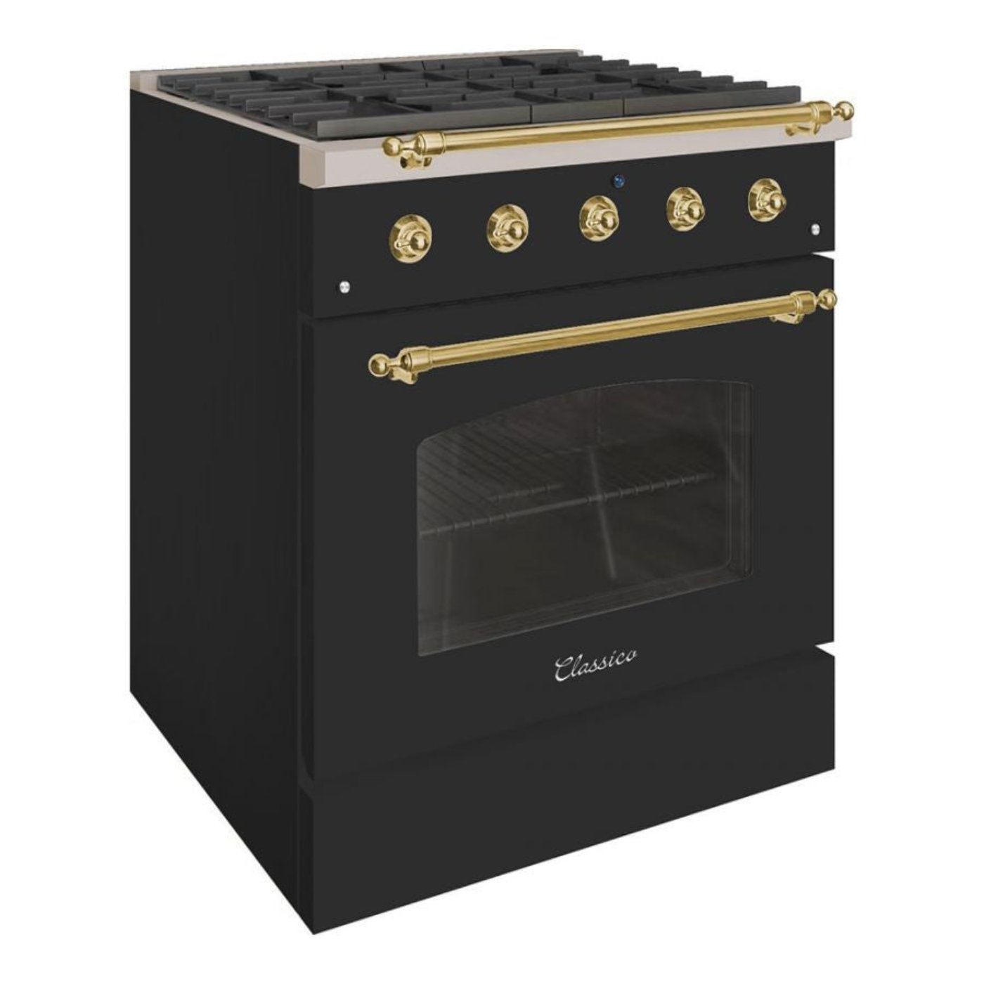 Hallman CLASSICO 30" 4.2 Cu.Ft. 4 Burner Freestanding All Gas Range and Gas Oven - HCLRG30