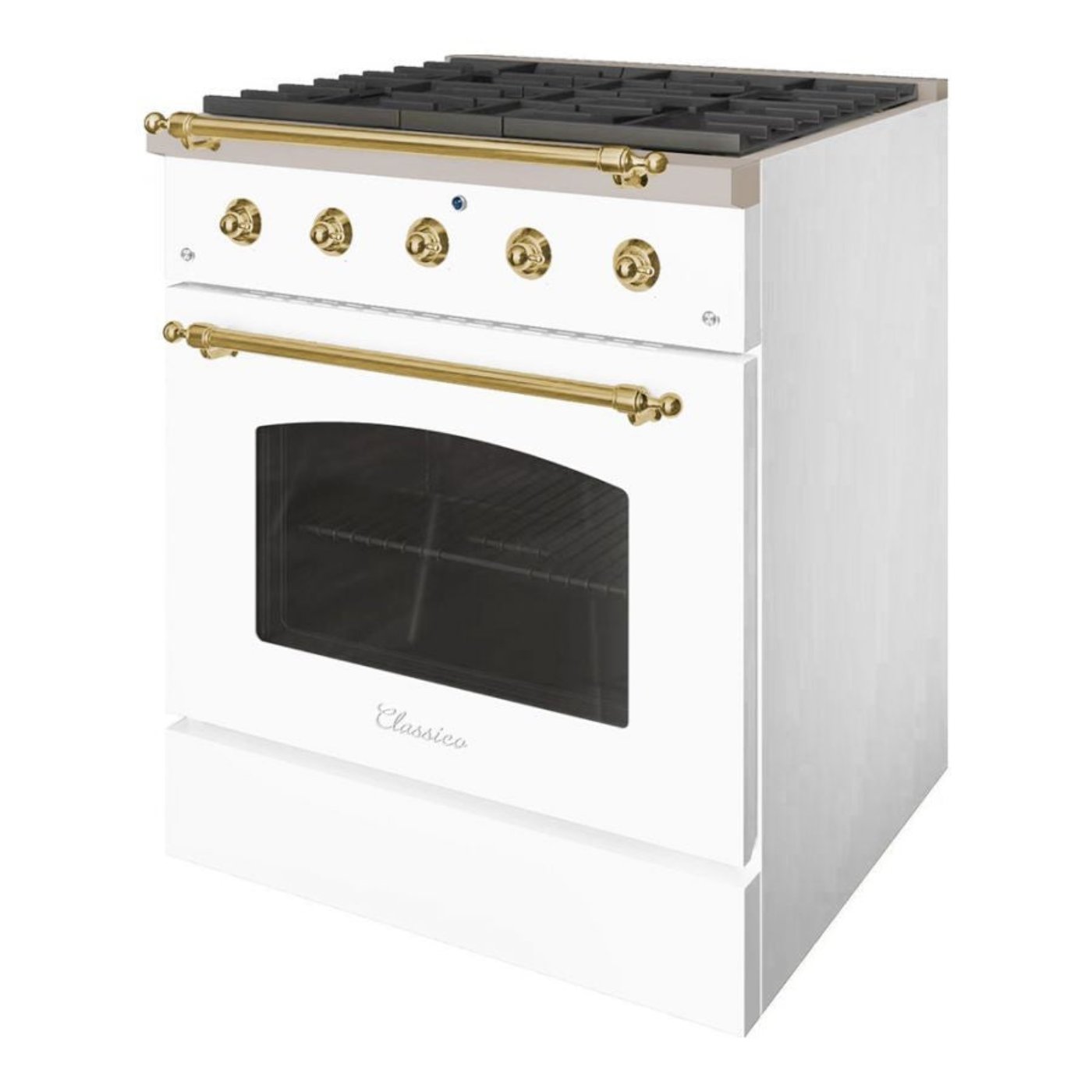 Hallman CLASSICO 30" 4.2 Cu.Ft. 4 Burner Freestanding All Gas Range and Gas Oven - HCLRG30