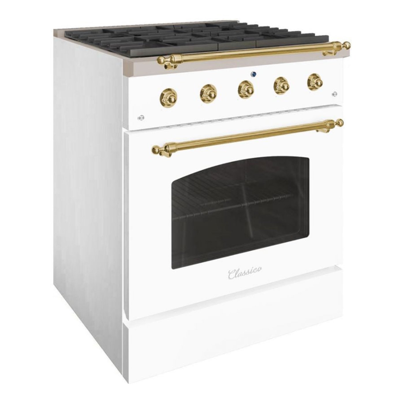 Hallman CLASSICO 30" 4.2 Cu.Ft. 4 Burner Freestanding All Gas Range and Gas Oven - HCLRG30