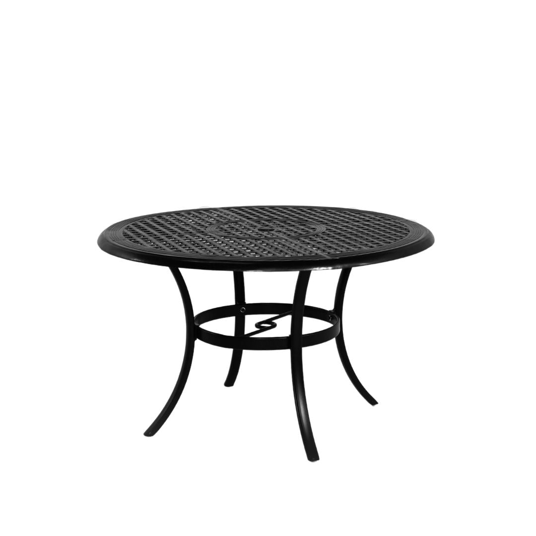 Hanamint Classic 54" Round Table with Lazy Susan - 711084-31