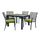 Hanamint Sherwood 44" Square Dining Set 5 Piece Set - 26646